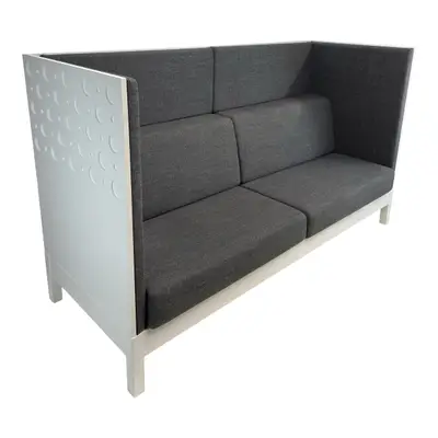 Soffa Hög rygg 4-Sits Vit/Grå