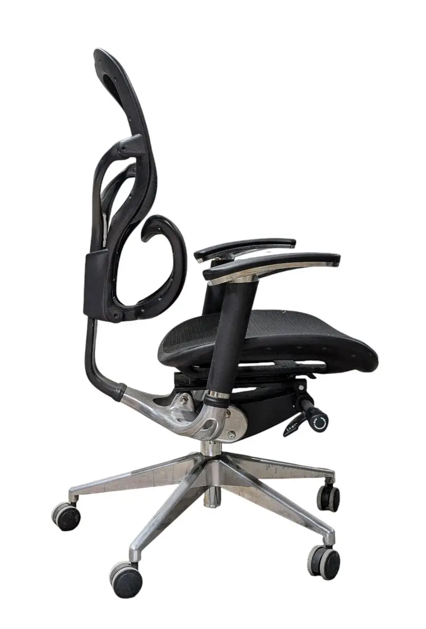 Kontorsstol Ergonomisk Kontorsstol Nät Svart (6)