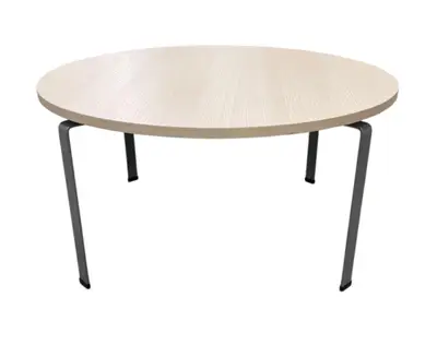 Soffbord Kinnarps Cassia BjörkGrå Ø90 (1)