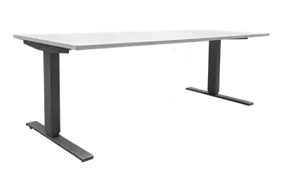 Elskrivbord Swedstyle L-Fot Grå (2)