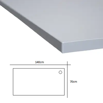 Skrivbordsskiva RP Grå140x70