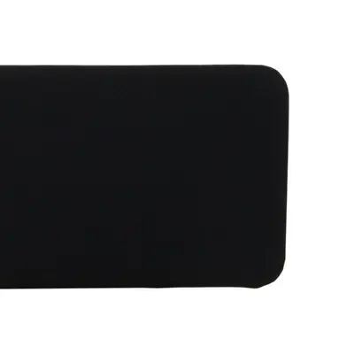 Sidoskärm Abstracta Softline Svart Omklädd 80x45