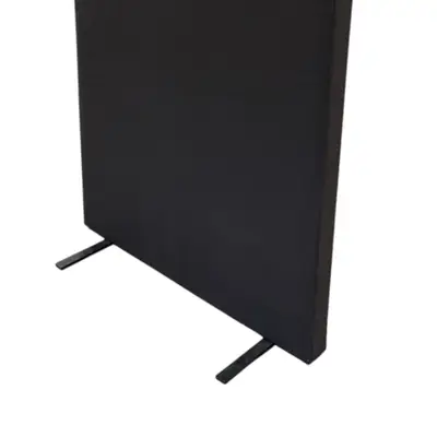 Golvskärm BrunSvart 80×142