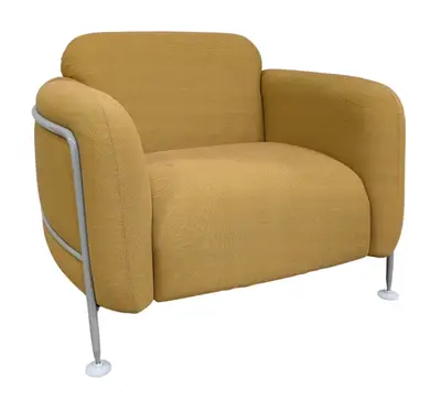Fåtölj Mass Productions Mega Armchair Gul (1)