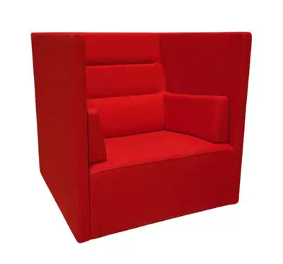 Fåtölj Offecct Float High Röd (2)