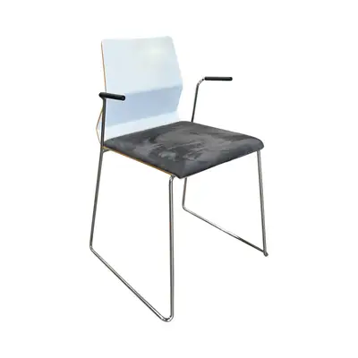 Stol Klaessons Vit/Grå