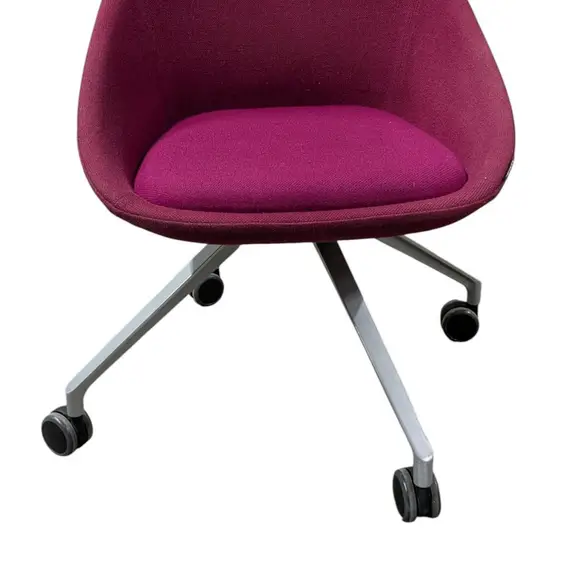 Konferensstol Offecct Ezy High RosaBurgundy (5)