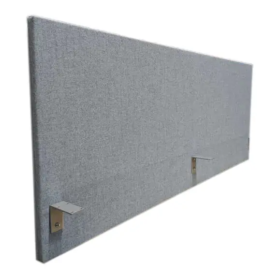 Bordsskärm Ljusgrå 160×65 (2)