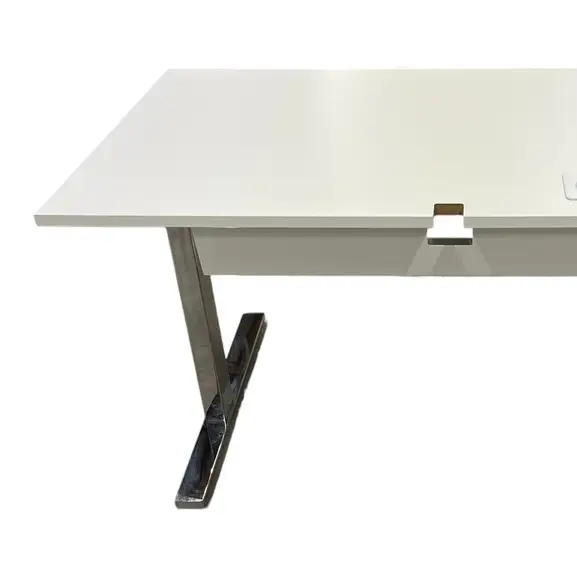 Elskrivbord Linak VitKrom 140×80 (5)