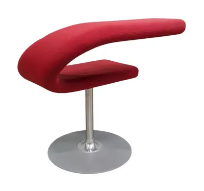 Fåtölj Blå Station Innovation C RödKromGrå (1)