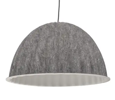 Taklampa Muuto Under the Bell Pendant Grå Ø54