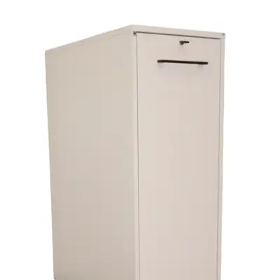 TowerförvaringSidoskåp SA-Möbler Vänster Vit