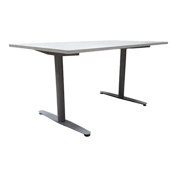 Elskrivbord Swedstyle VitGrå Flexibelt 140×80