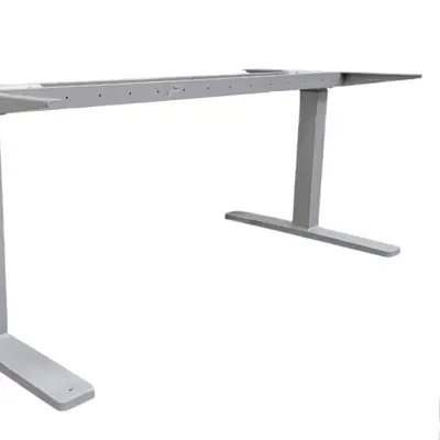 Elskrivbord Kinnarps Oberon Grå 160×80