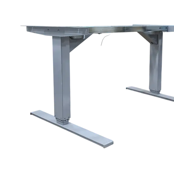 Elskrivbord Swedstyle L-Fot Svart 120-200×70-80