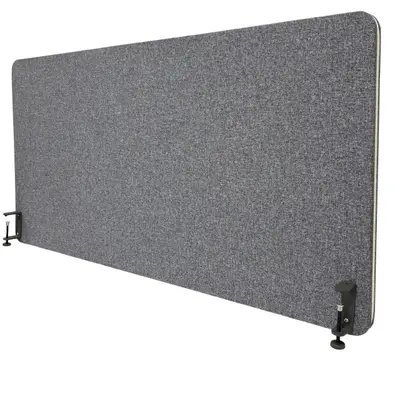 Bordsskärm Lintex Edge GråVit 140×70 (3)