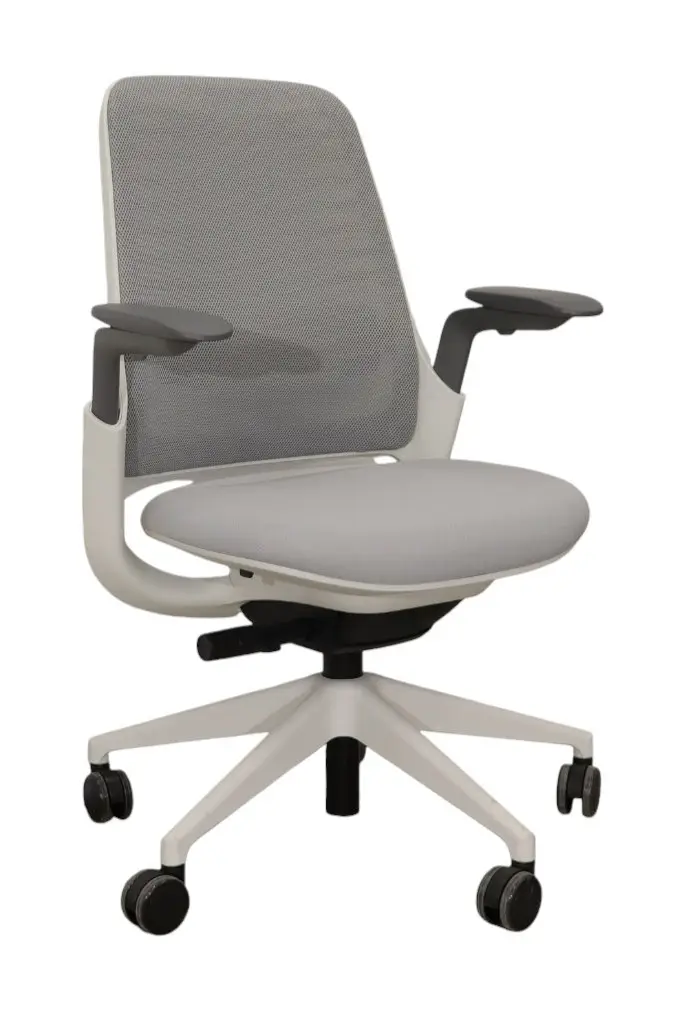 Kontorsstol Steelcase Series 1 GråVit