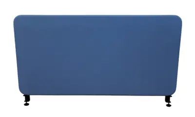 Bordsskärm Abstracta Softline Blå 120×60 (3)