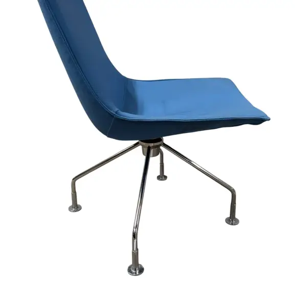 Konferensstol Lammhults Comet LjusblåKrom (4)