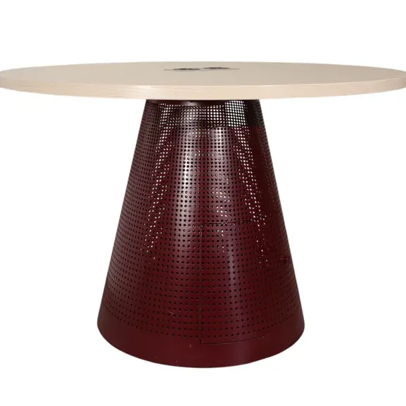 Konferensbord Horreds Tin VinrödAsk Ø110 (4)