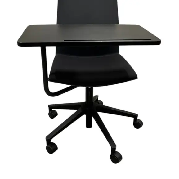 Konferensstol Four Design Fourcast Wheeler GråSvart (1)