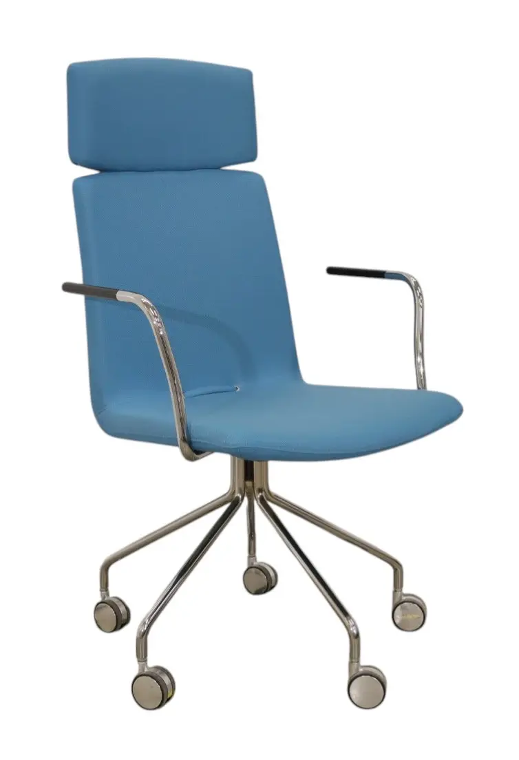 Konferensstol Gärsnäs Day High LjusblåKrom (2)