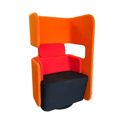 Martela Podseat Orange/Röd/Svart