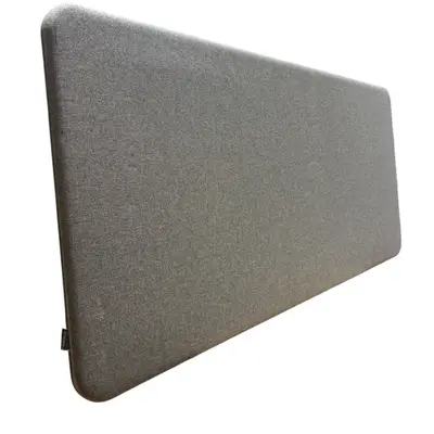 Bordsskärm Abstracta Softline Grå 140×65 (2)