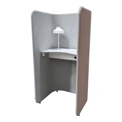 Arbetsplats Martela Podwork Xpress Grå/Rosa