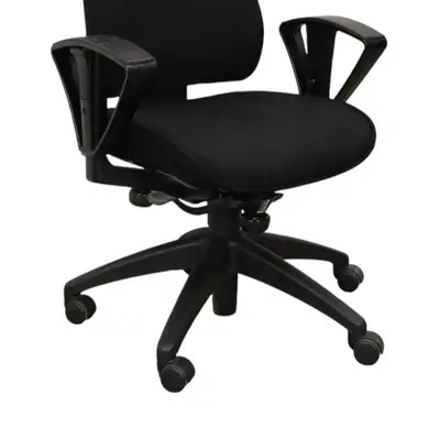 Kontorsstol Kinnarps 68000 Medium Svart