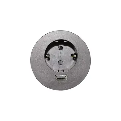 Powerdot Forming&Function Svart ø60 USB-EL LINDELÖFS