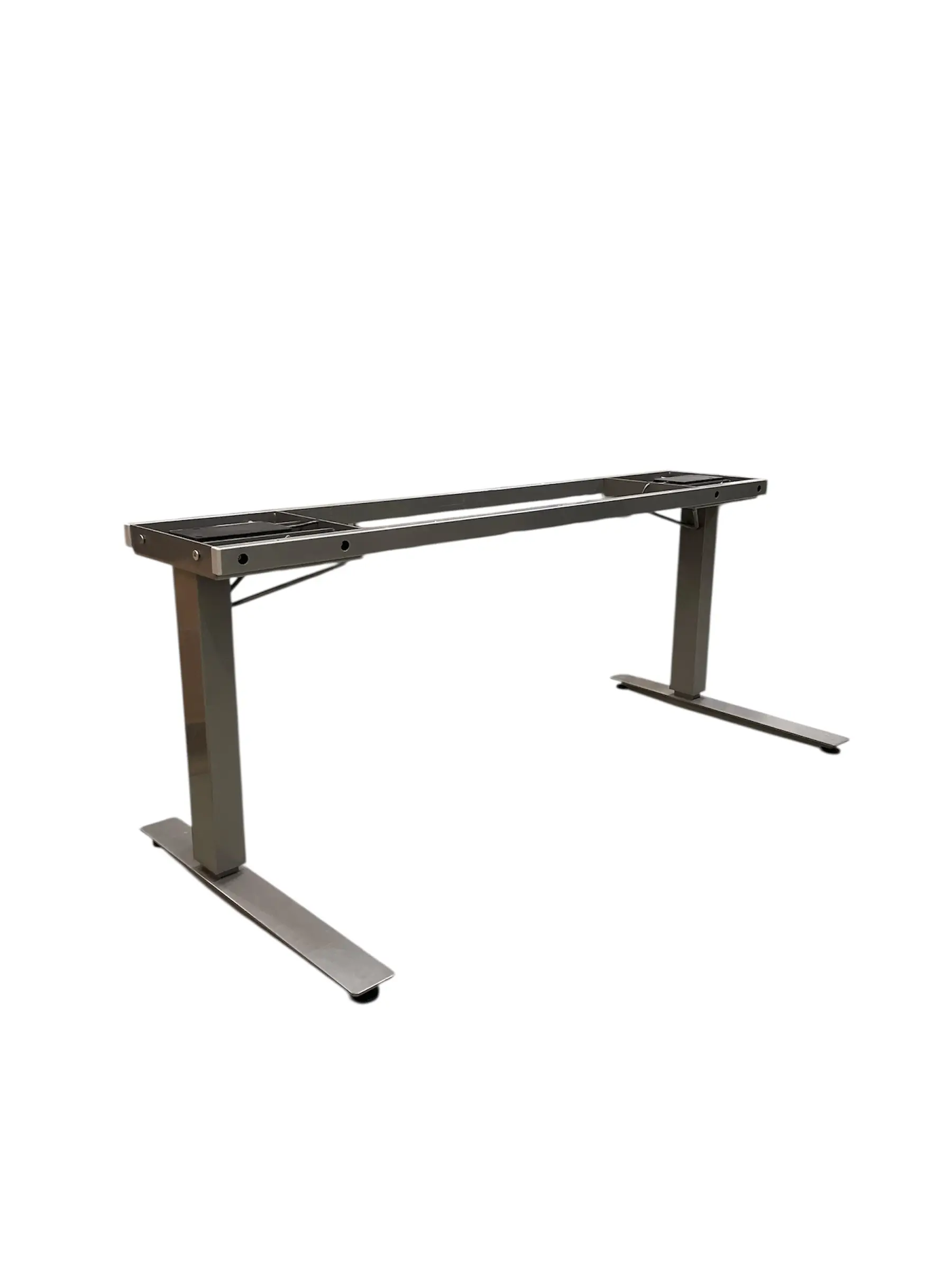 Elskrivbord EFG Grå L-fot 160×70-80