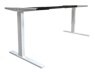 Elskrivbord Linak VitSvart L-Fot 180-240×80 (2)