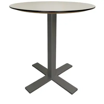 Sidobord VitSvartGrå Ø70