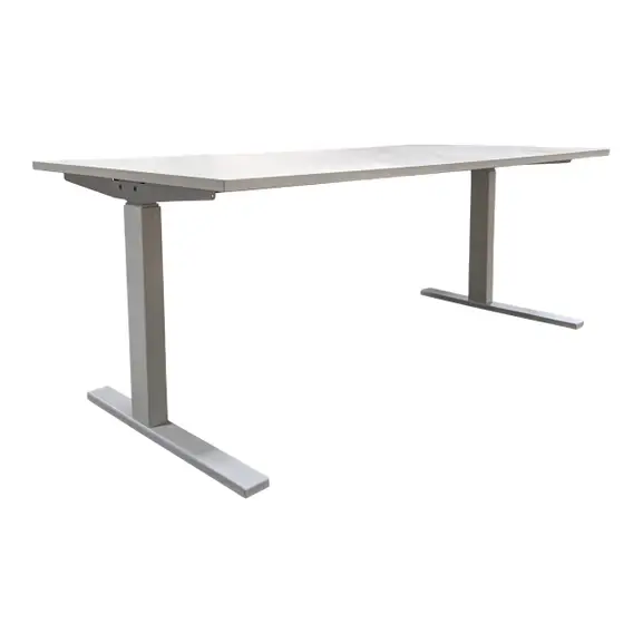 Elskrivbord Linak L-Fot Vit 160-200×80 (2)