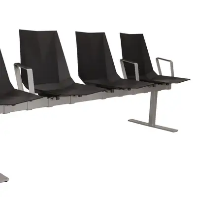 Sittbänk Materia Mayflower SvartSilver