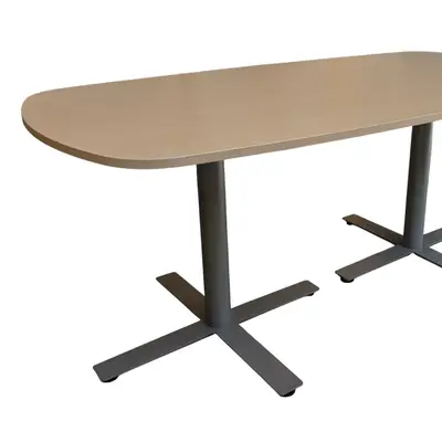 Konferensbord Kinnarps Oberon BjörkGrå 180×90