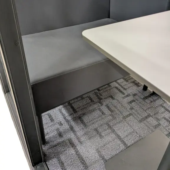 Telefonbås Pod Flekssit SvartGrå (3)