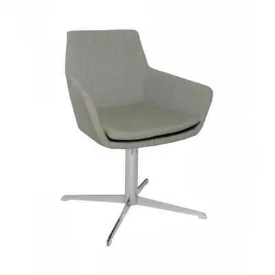 Konferensstol Ljusgrön/Krom