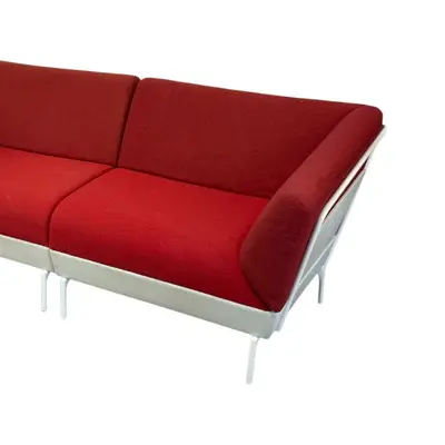 Soffa Lammhults Addit 2-Sits RödVit