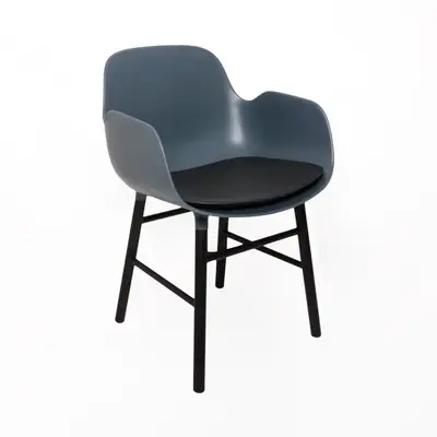 Stol Normann Copenhagen Form Blå