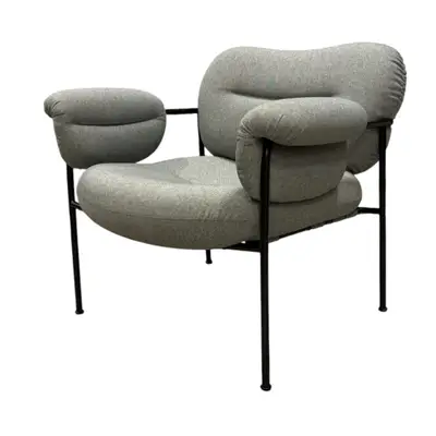 Fåtölj Fogia Bollo GråSvart (2)