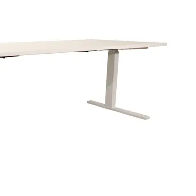 Elskrivbord Linak L-Fot Vit 170-240×70-80