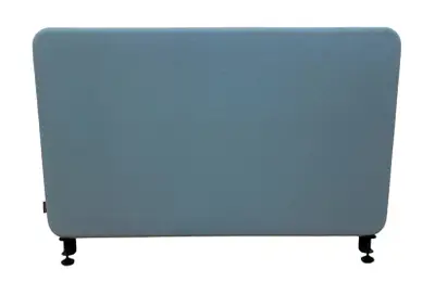 Bordsskärm Abstracta Softline Ljusblå 100×60 (2)