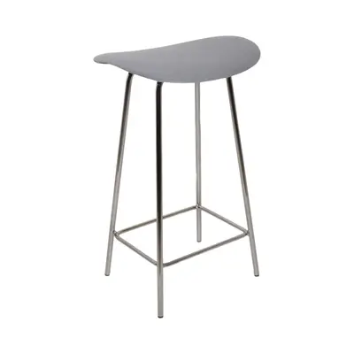 Barpall Offecct Cornflake Low Ljusblå/Krom