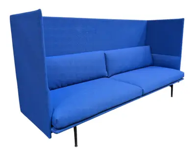 Soffa Muuto Outline Highback Blå