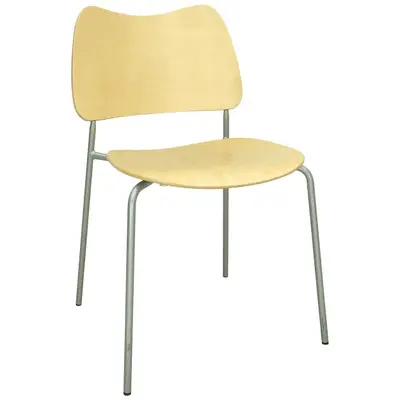 Stol Lammhults Björk/Grå