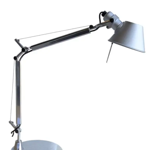 Skrivbordslampa Artemide Tolomeo GråKrom (3)