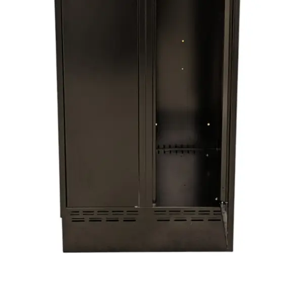 Klädskåp 2 Dörrar Svart (4)