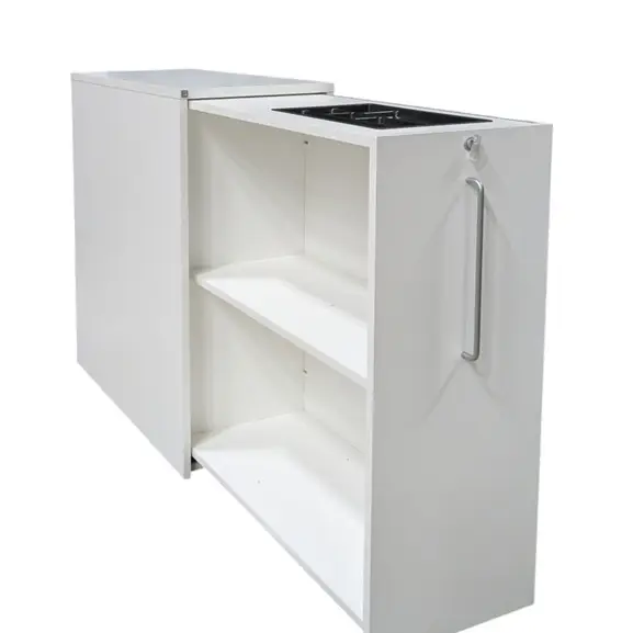 Towerförvaring Svenheim Vit Höger